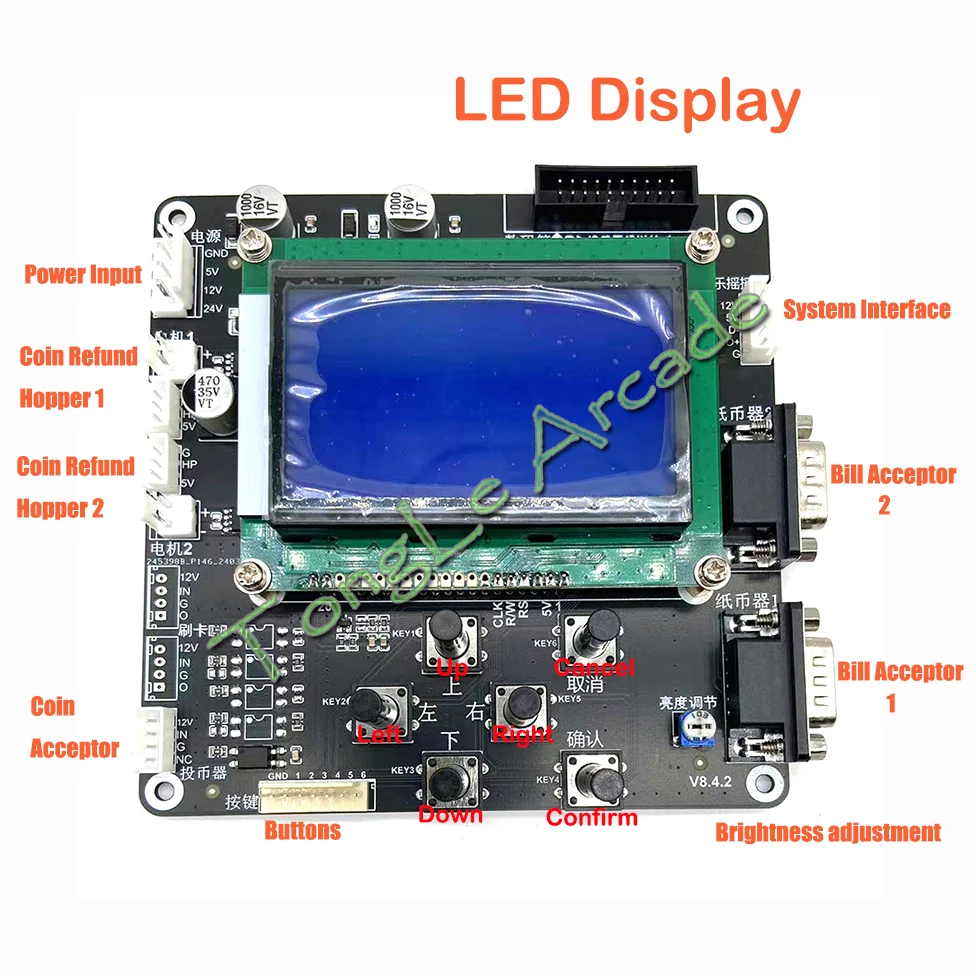 코인 체인저 DIY 키트 지폐 수납기 LCD 컨트롤 보 - Arcade Card Vending Machine 리뷰 및 가격