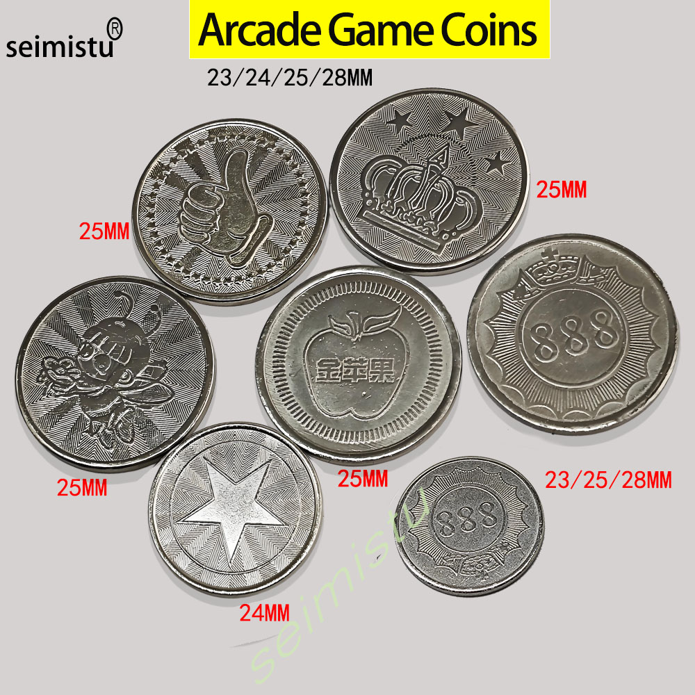 100개 스테인레스 스틸 23/24/25mm 토큰 크라 - Arcade And Vending 리뷰 및 가격